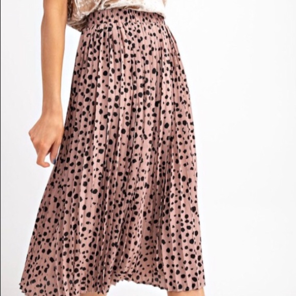 1S LEFT! Bella Señorita Cheetah Midi Skirt - Picture 6 of 6